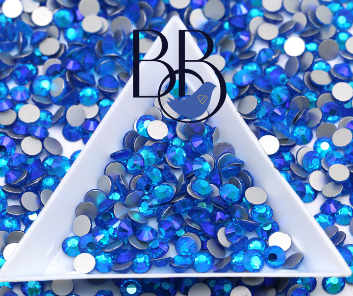 Capri Blue AB Rhinestones