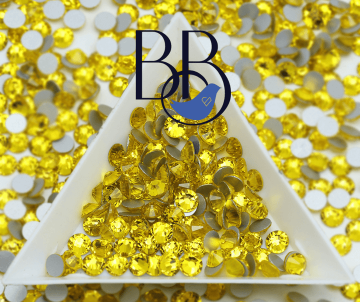 Citrine Rhinestones - The Blinging Bluebird