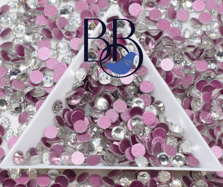 Crystal Rose Back Rhinestones