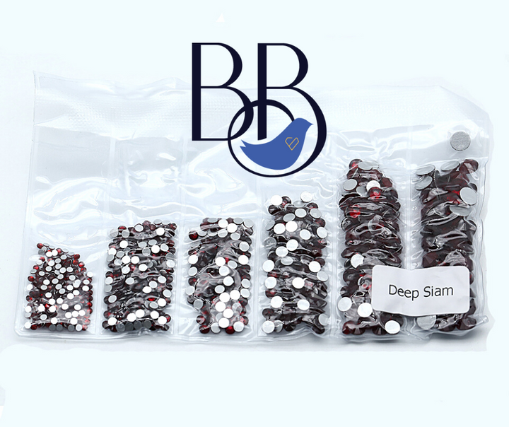 Deep Siam Rhinestones