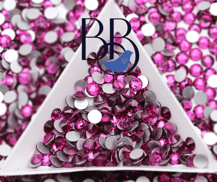 Fuchsia Rhinestones - The Blinging Bluebird