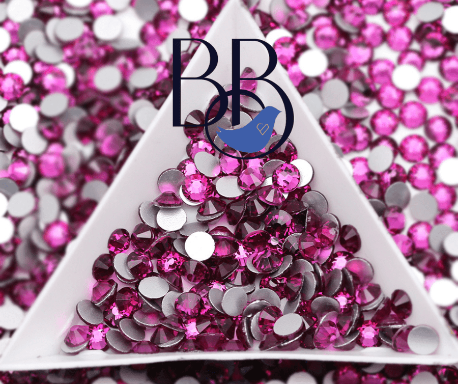 Fuchsia Rhinestones - The Blinging Bluebird