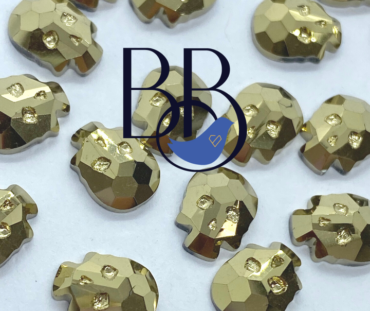 Crystal Aurum/Gold Skull