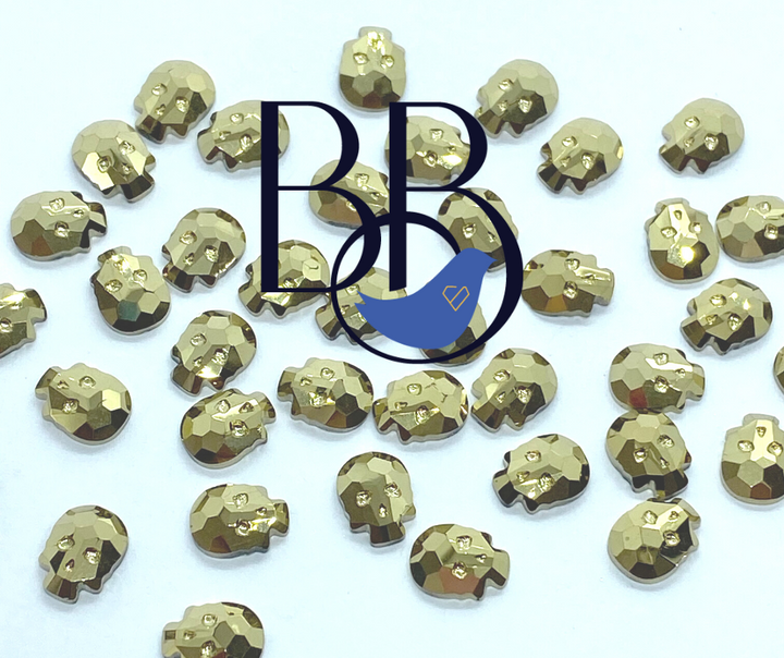 Crystal Aurum/Gold Skull