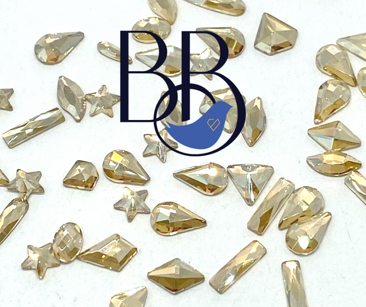 Golden Shadow/ Champagne Assorted Shapes