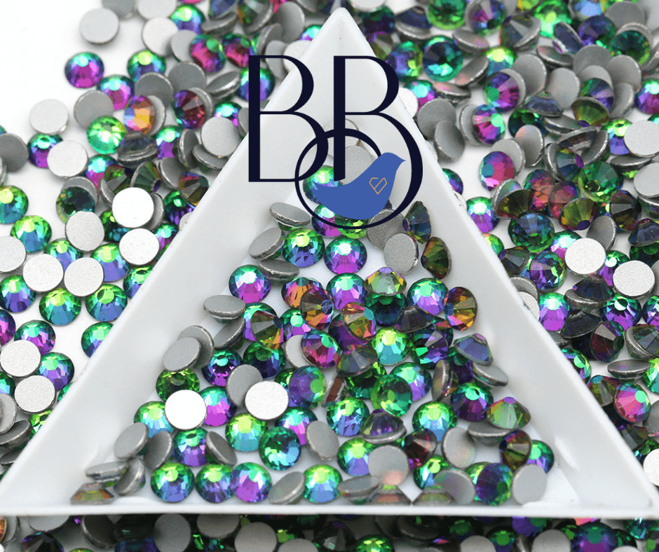 Green Flame Rhinestones – The Blinging Bluebird