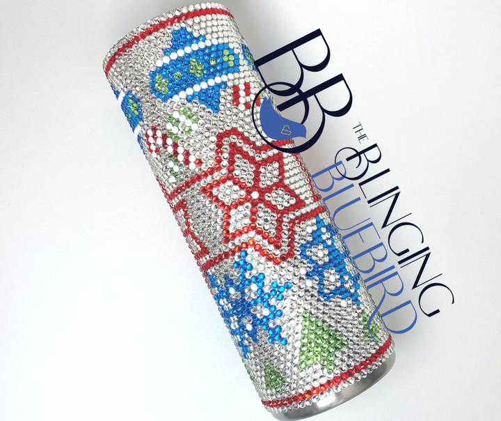 Holiday Sweater Pattern (Light) - SS16/20oz Straight Tumbler