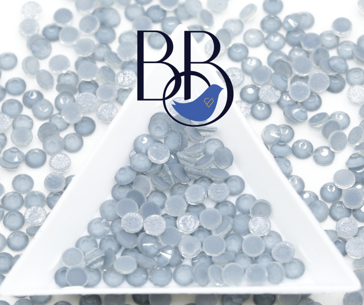 Iced Black Diamond Rhinestones