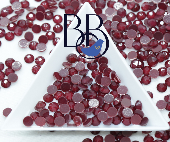Iced Deep Siam Rhinestones