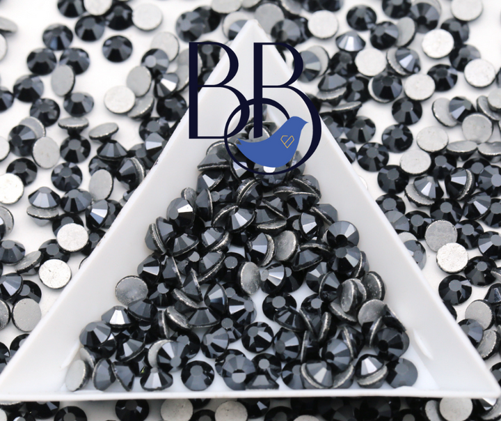 Jet Hematite Rhinestones