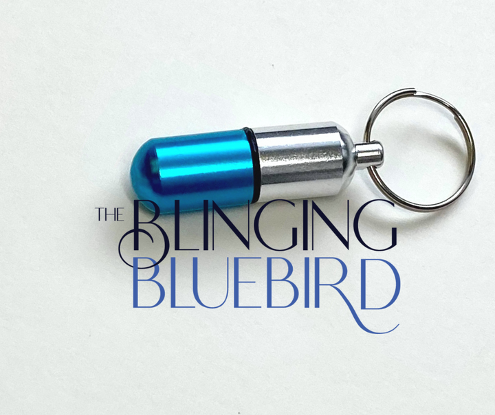 Mini Pill Keychain Blank
