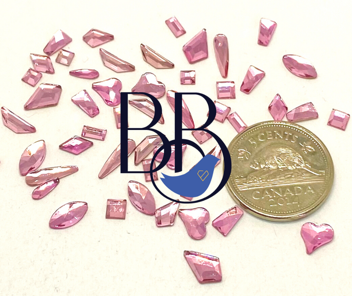 Light Rose Assorted Shapes