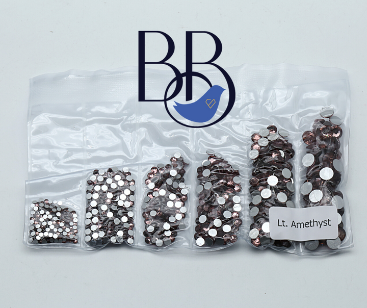 Light Amethyst Rhinestones