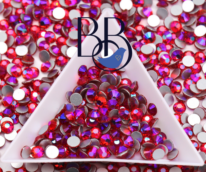 Light Siam AB Rhinestones