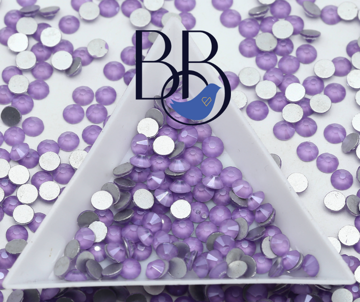 Mocha Purple Rhinestones