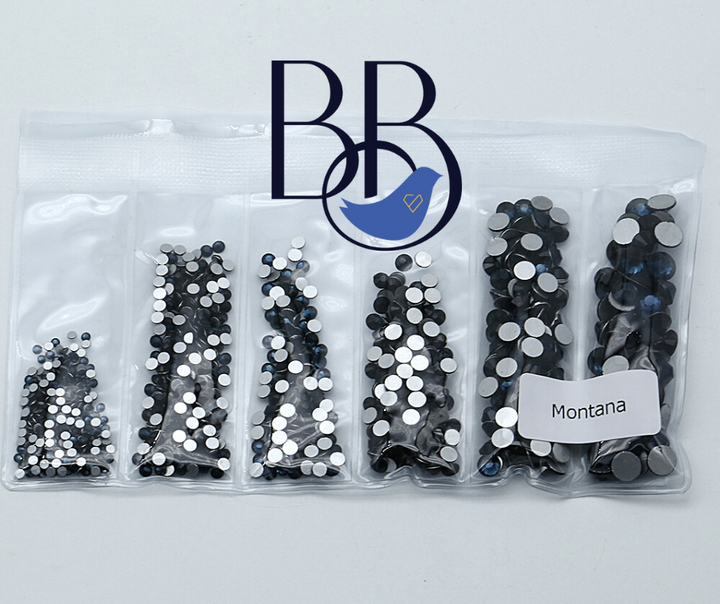 Montana/Navy Rhinestones