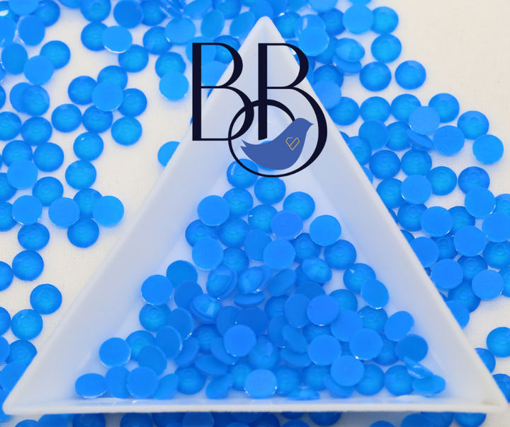Neon Aqua Rhinestones