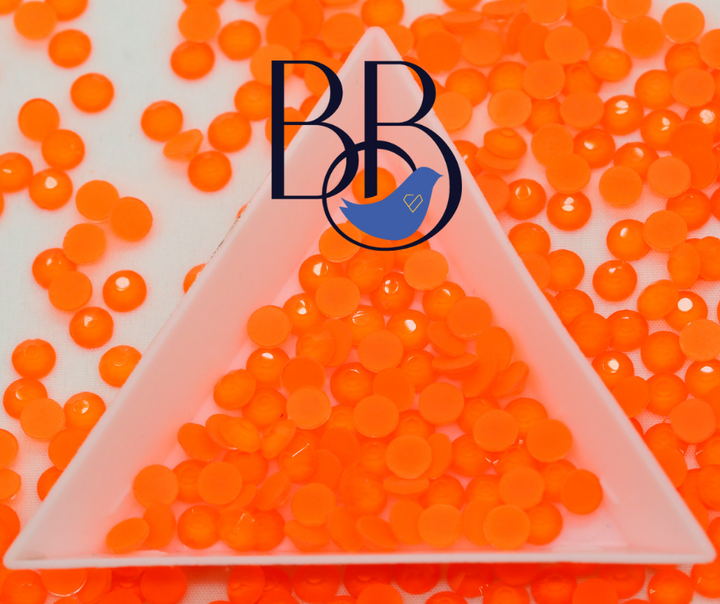 Neon Papaya Rhinestones