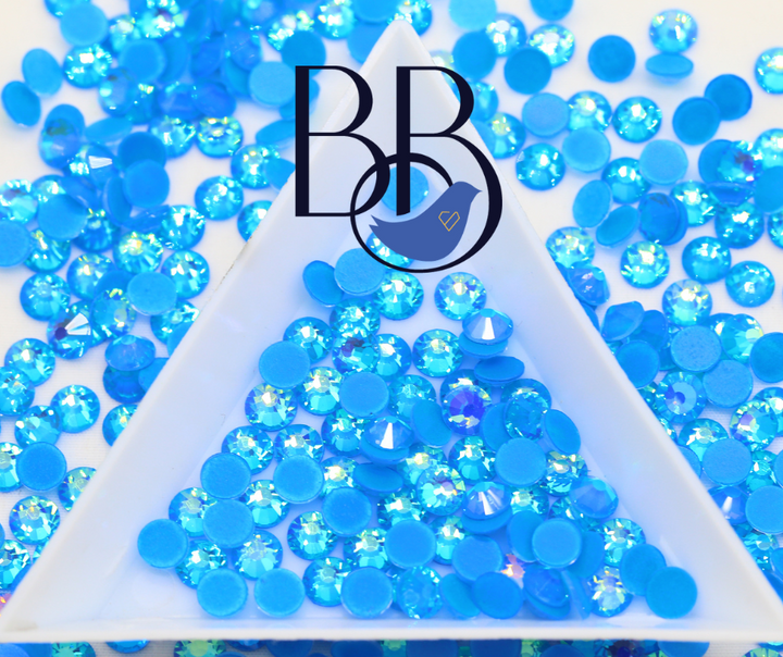 Neon Sapphire AB Rhinestones