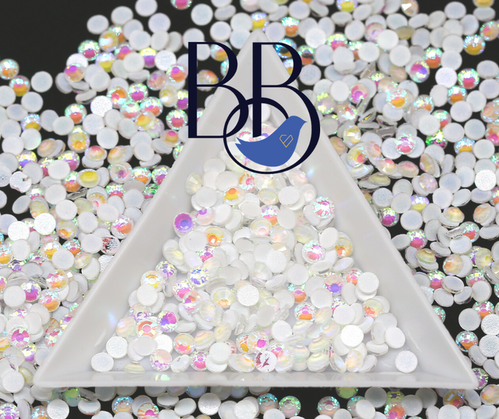 Neon White AB Rhinestones