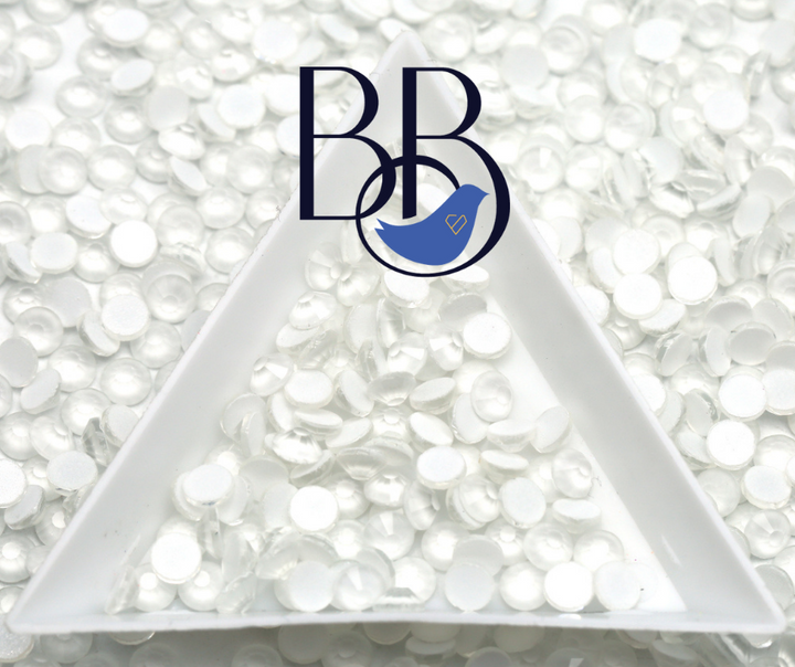 Neon White Rhinestones