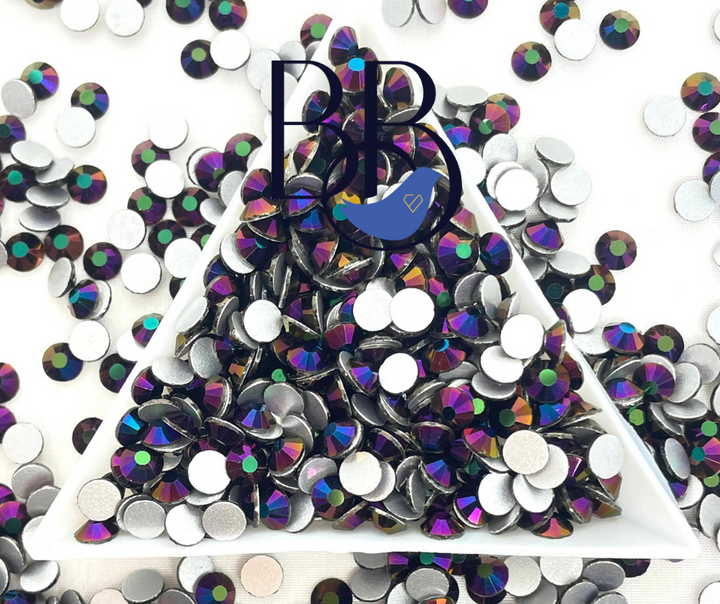 Peacock Feather Rhinestones