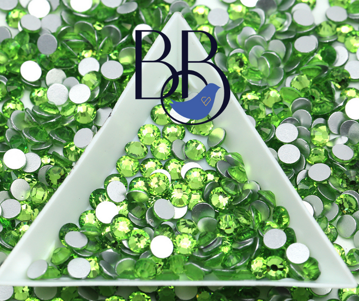 Peridot Rhinestones - The Blinging Bluebird