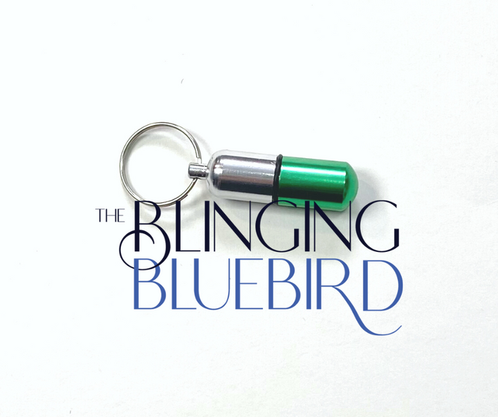Mini Pill Keychain Blank