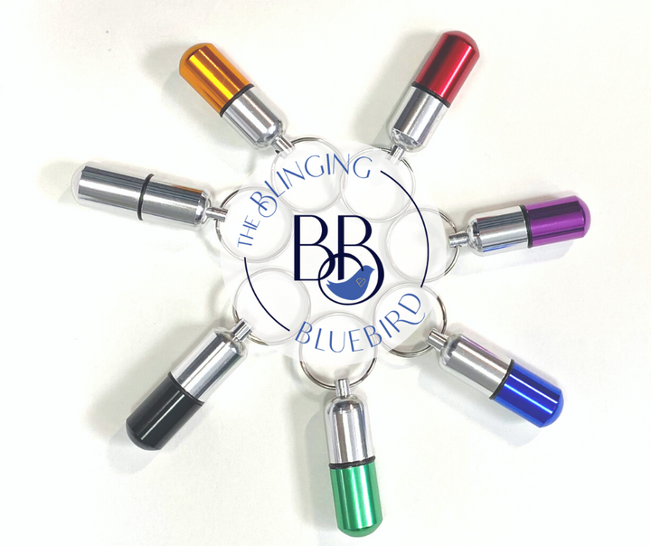 Mini Pill Keychain Blank