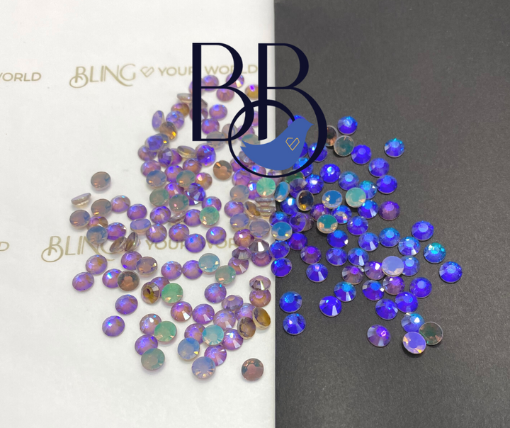 Aurora Purple Rhinestones