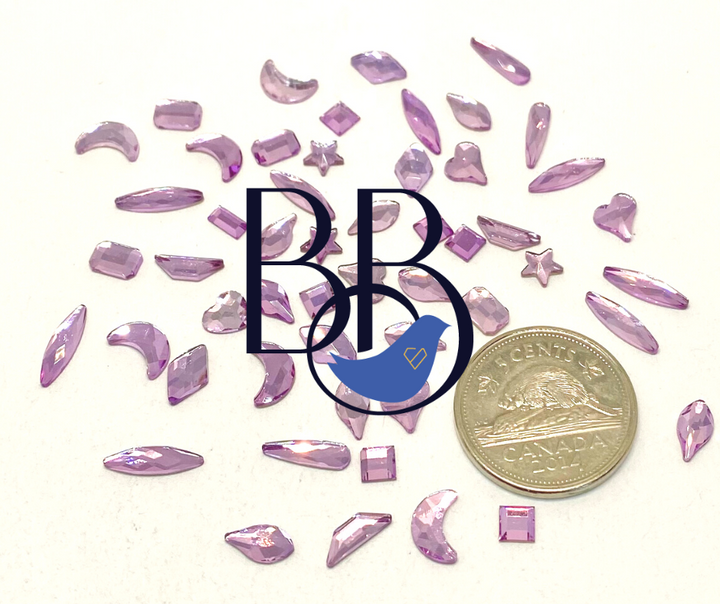 Purple Velvet Assorted Shapes