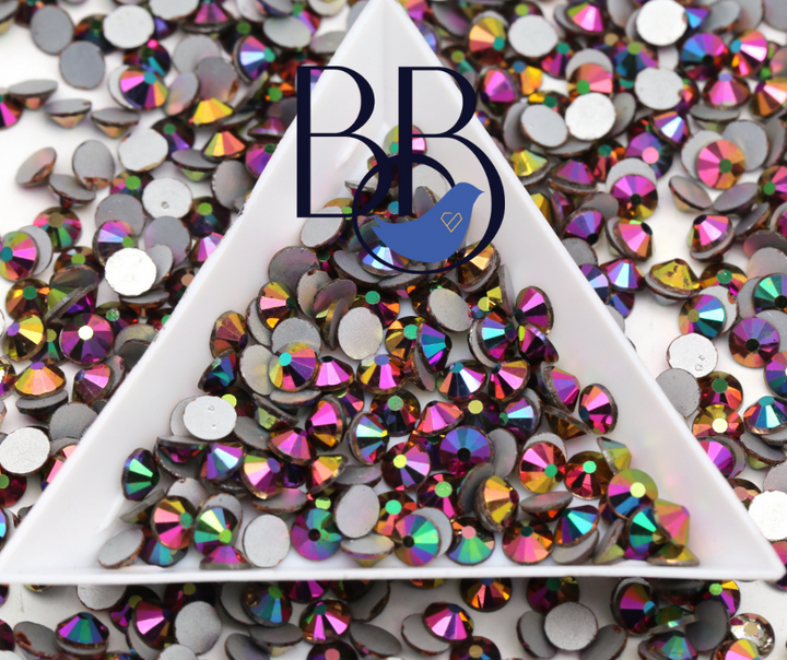 Rainbow Rose Rhinestones