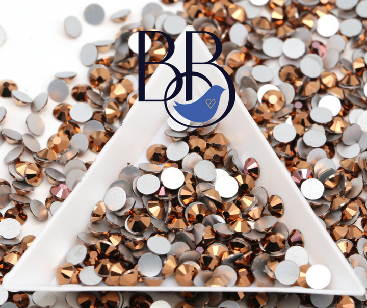 Rose Gold Rhinestones