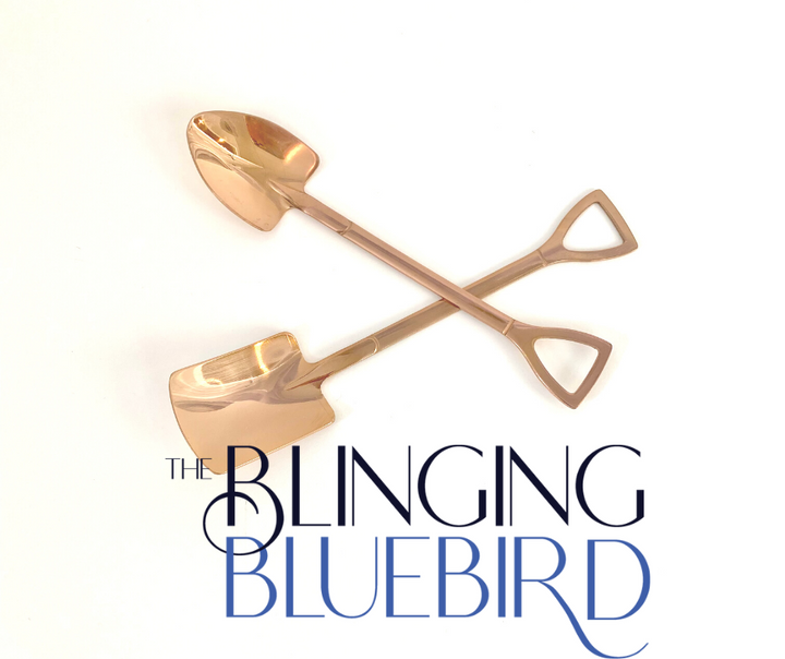 Mini Rhinestone Shovel Scoop Set