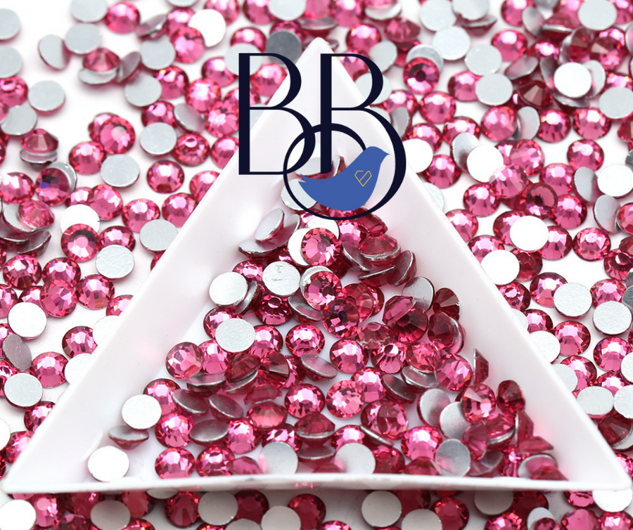 Rose Rhinestones - The Blinging Bluebird