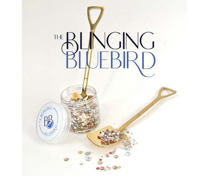 Mini Rhinestone Shovel Scoop Set