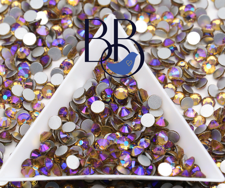 Topaz AB Rhinestones - The Blinging Bluebird