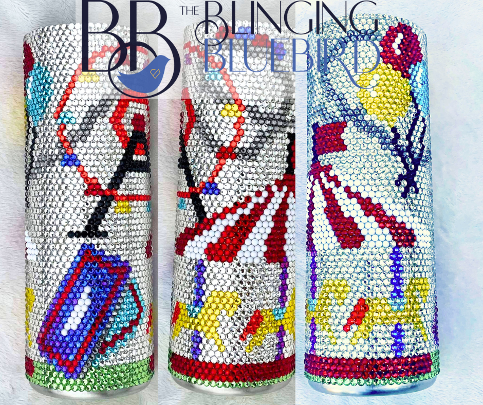 Carnival Craze Pattern - SS16/20oz Straight Tumbler