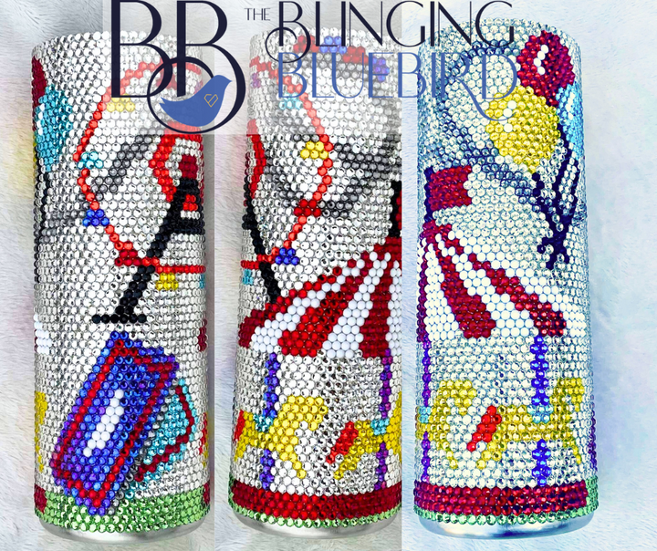 Carnival Craze Pattern - SS16/20oz Straight Tumbler
