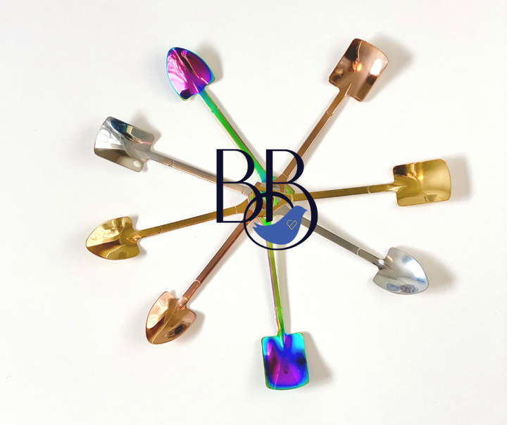 Mini Rhinestone Shovel Scoop Set