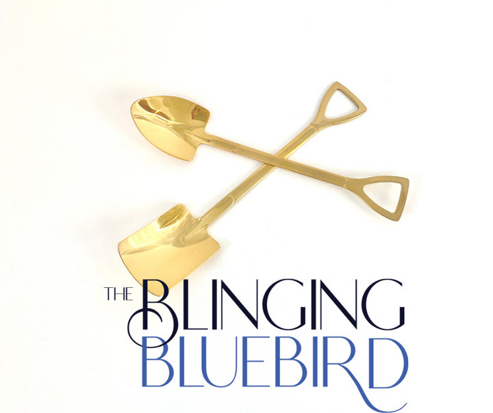 Mini Rhinestone Shovel Scoop Set