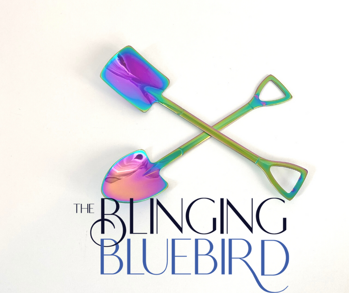 Mini Rhinestone Shovel Scoop Set