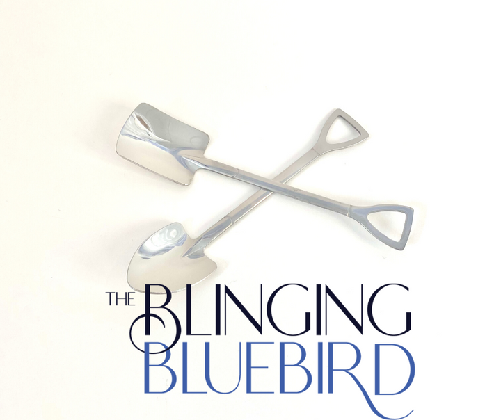 Mini Rhinestone Shovel Scoop Set