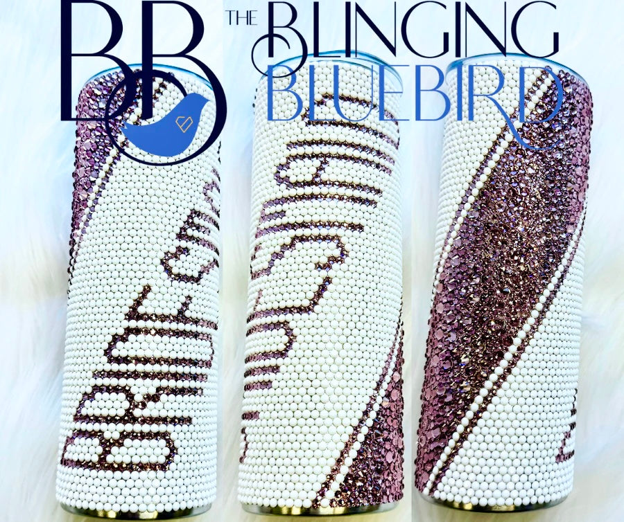Bridesmaid Pattern - SS16 Honeycomb + Scatter 20oz Straight Tumbler