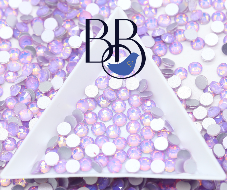 Blooming Light Violet Rhinestones – The Blinging Bluebird