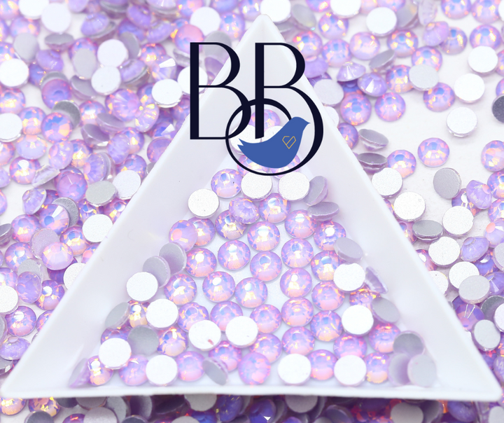 Blooming Light Violet Rhinestones