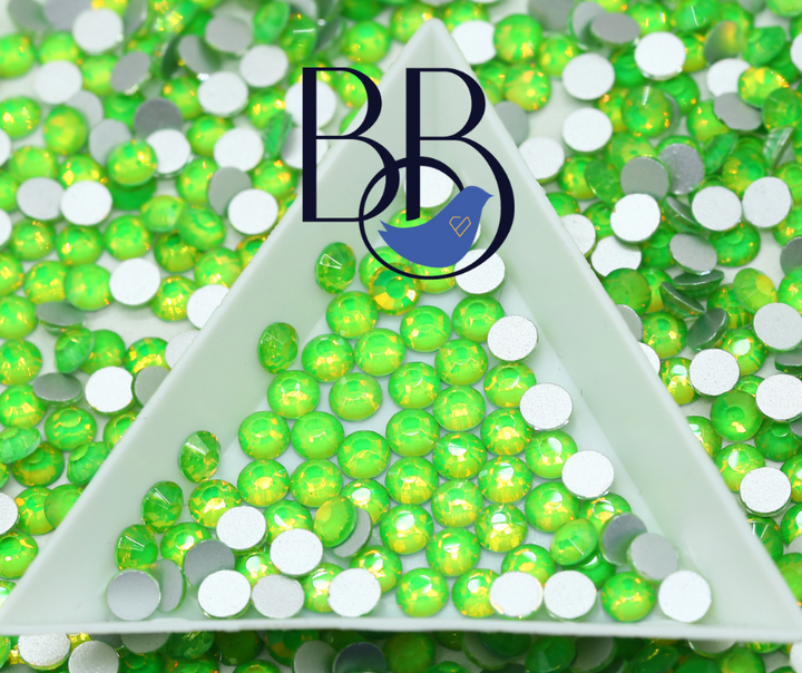 Blooming Peridot Rhinestones