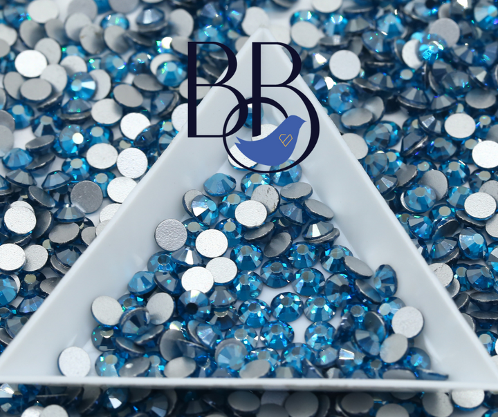 Brilliant Blue Zircon Rhinestones