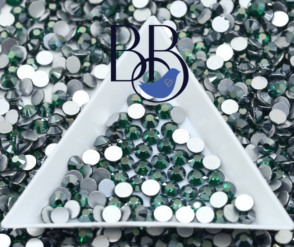 Brilliant Emerald Rhinestones