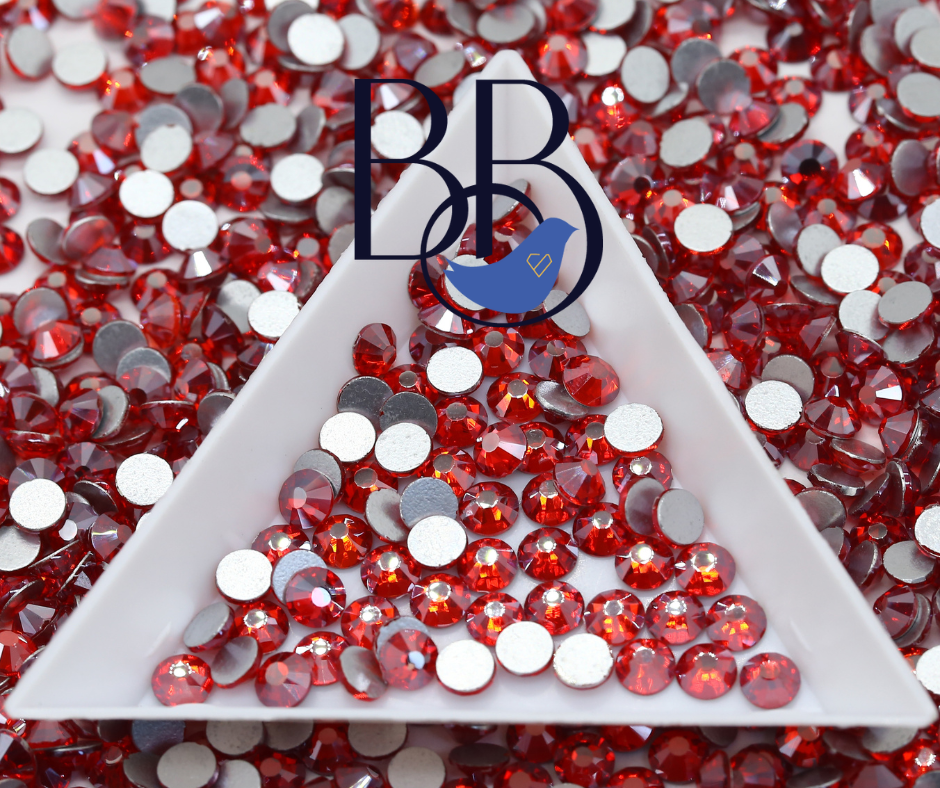 Brilliant Light Siam Rhinestones – The Blinging Bluebird